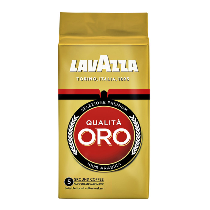 Koffie Lavazza gemalen Qualita Oro 250gr
