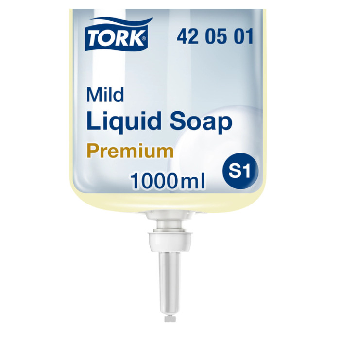 Handzeep Tork S1 Premium vloeibaar 1000ml mild 420501