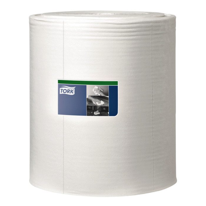Reinigingsdoek Tork W1 Premium 1-laags 380m wit 510104