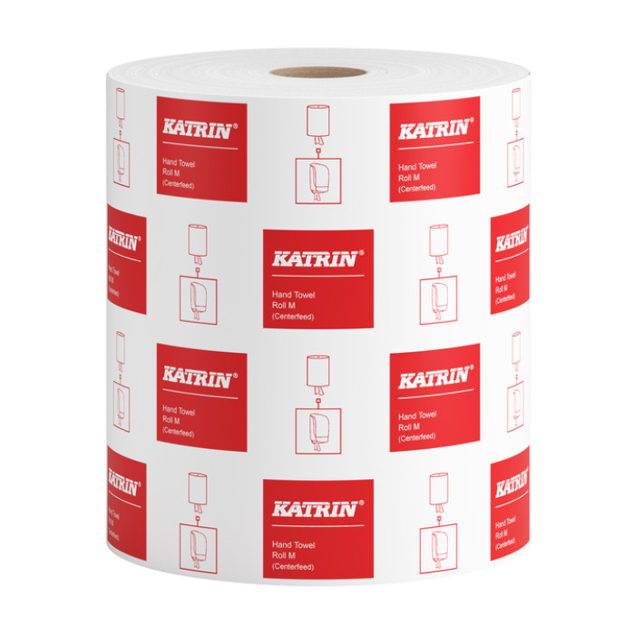 Poetspapier Katrin medium 1-laags 1000 vel wit 485049