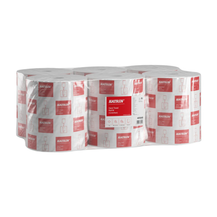 Poetspapier Katrin medium 1-laags 1000 vel wit 485049