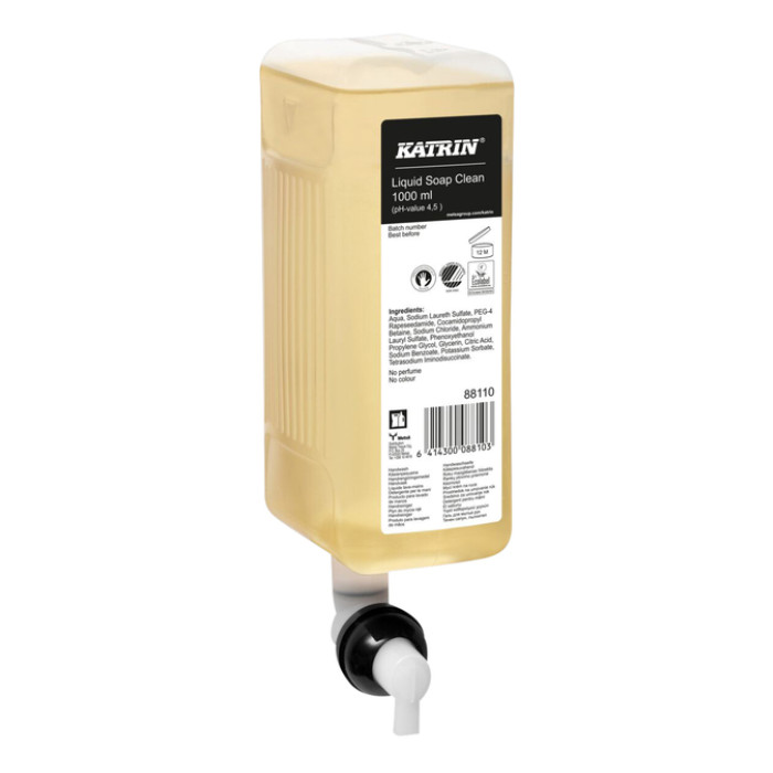 Handzeep Katrin Neutral vloeibaar 1000ml 88110