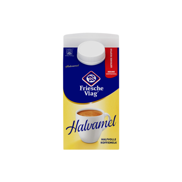 Koffiemelk Friesche Vlag halvamel 455ml