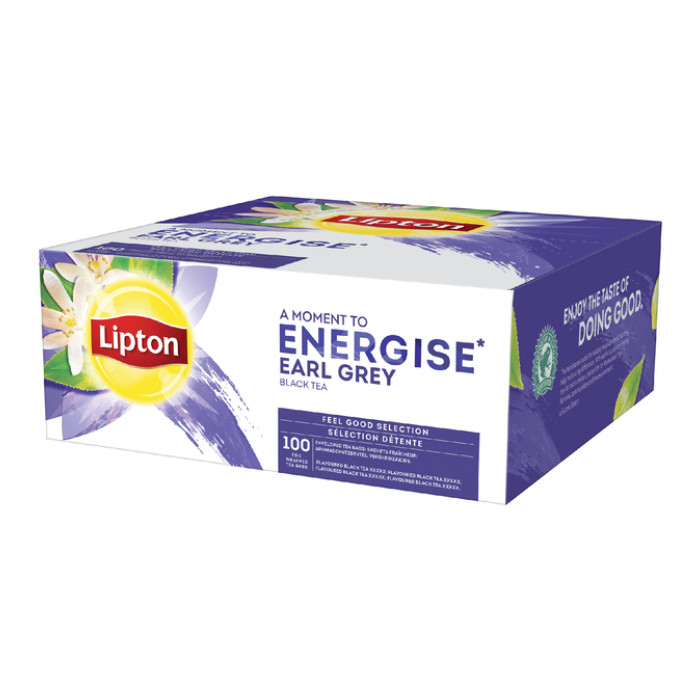 Thee Lipton Energise earl grey 100x1.5gr