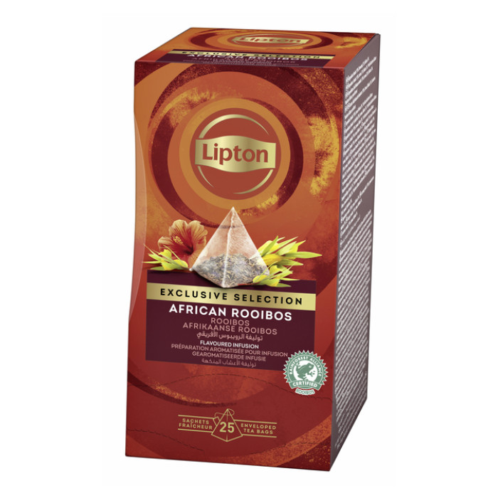 Thee Lipton Exclusive Afrikaanse rooibos 25x2gr