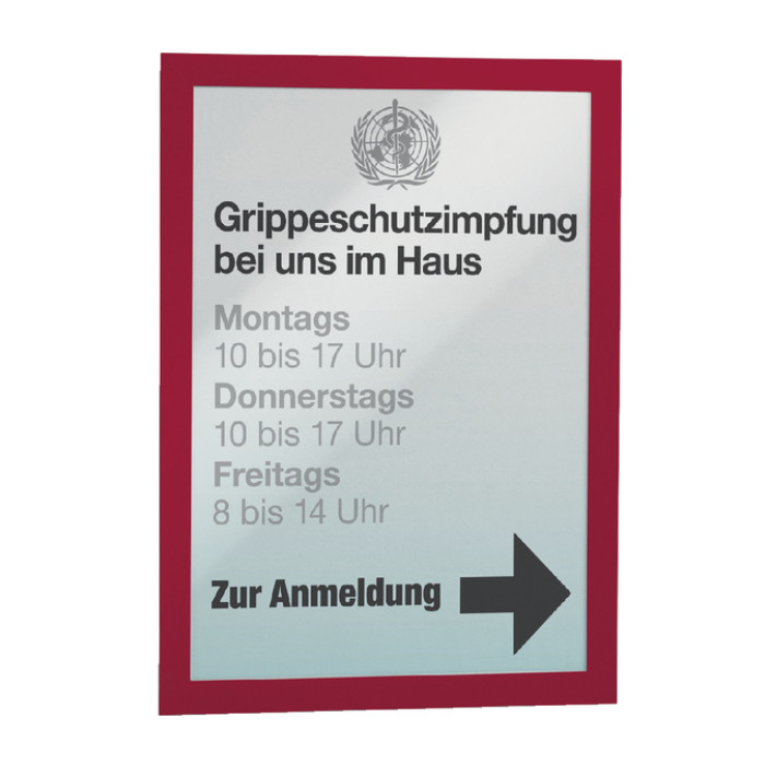 Duraframe Durable 487303 A3 rood 2 stuks
