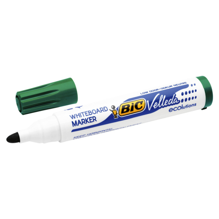 Whiteboardmarker Bic Velleda 1701 rond large groen