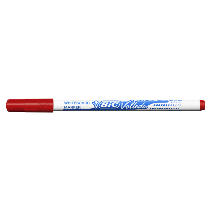 Whiteboardmarker Bic Velleda 1721 rond fijn rood