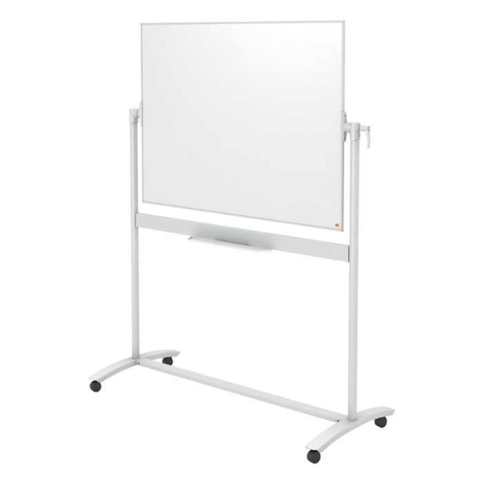 Whiteboard Nobo kantelbord mobiel 90x120cm staal