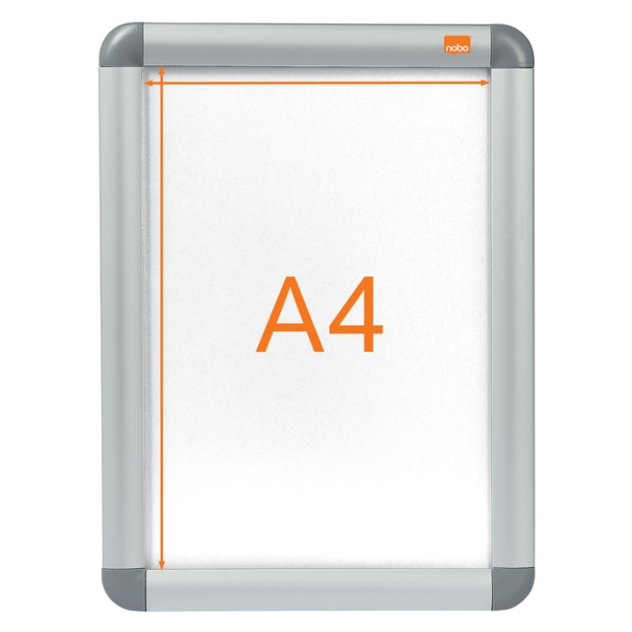 Kliklijst Nobo Essence A4 aluminium