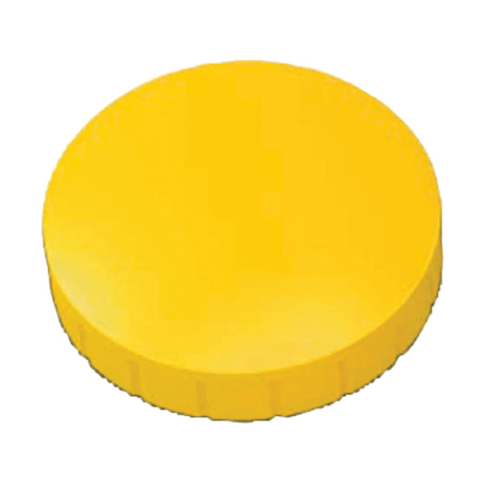 Magneet MAUL Solid 32mm 800gr geel 10 stuks