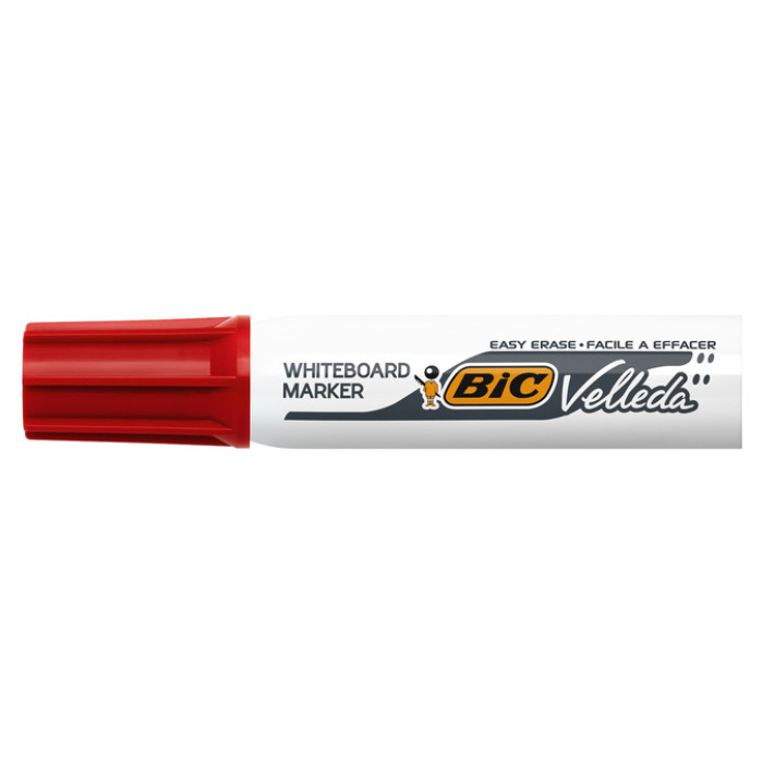 Whiteboardmarker Bic Velleda 1781 schuin large rood