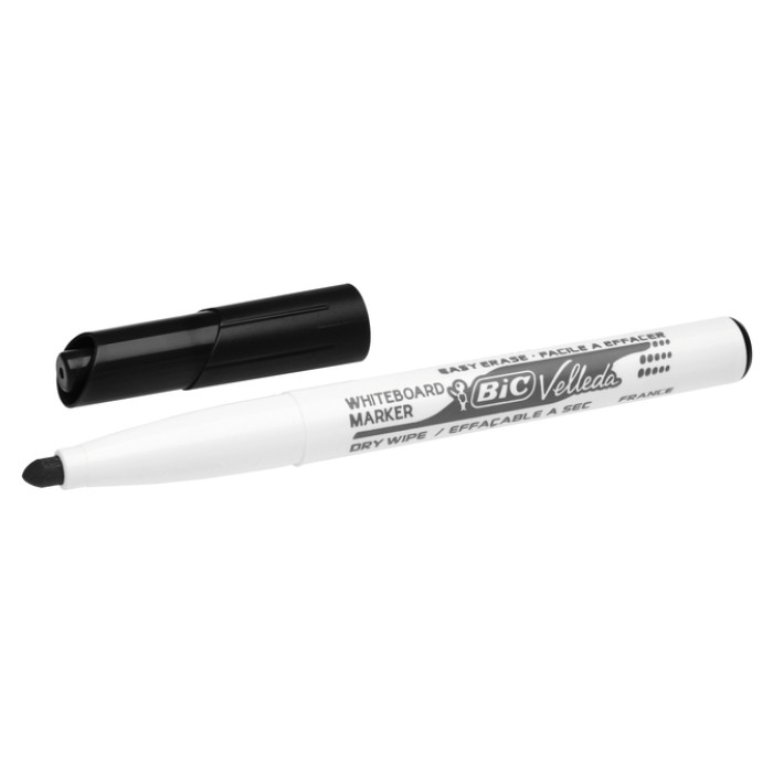 Whiteboardmarker Bic Velleda 1741 rond medium zwart