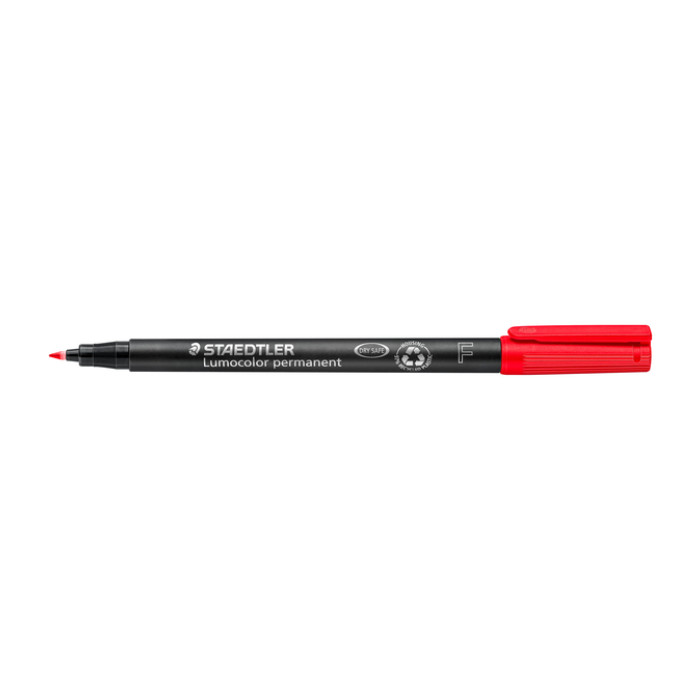 Viltstift Staedtler Lumocolor 318 permanent F rood