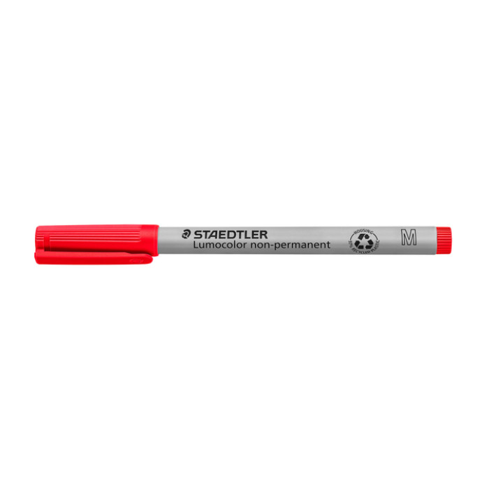 Viltstift Staedtler Lumocolor 315 non permanent M rood
