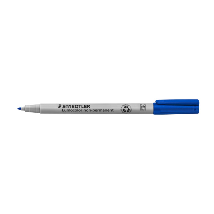 Viltstift Staedtler Lumocolor 315 non permanent M blauw