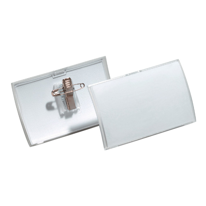 Badge Durable 8211 Click Fold met combiklem 40x75mm