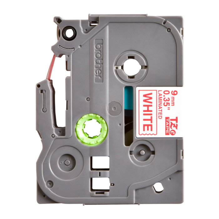 Labeltape Brother P-touch TZe-222 standaard 9mm rood op wit