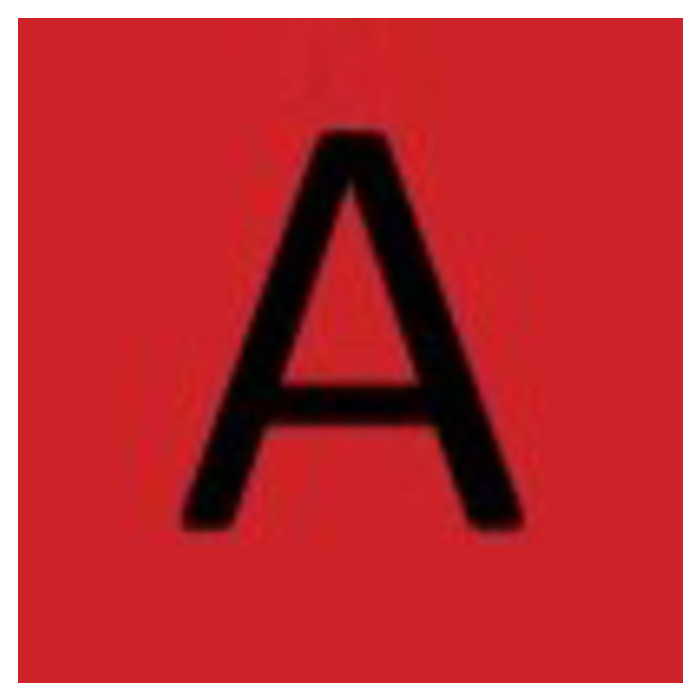 Labeltape Dymo LabelManager D1 polyester 9mm zwart op rood