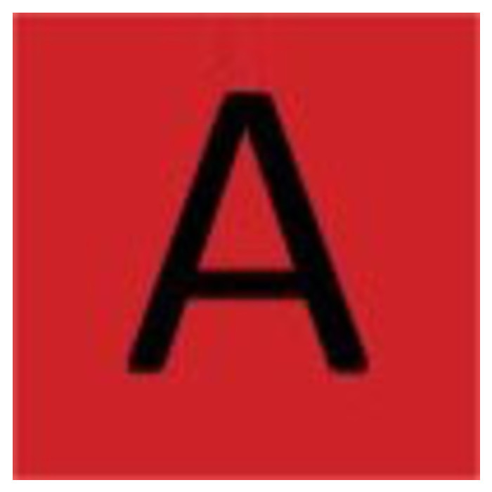 Labeltape Dymo LabelManager D1 polyester 24mm zwart op rood