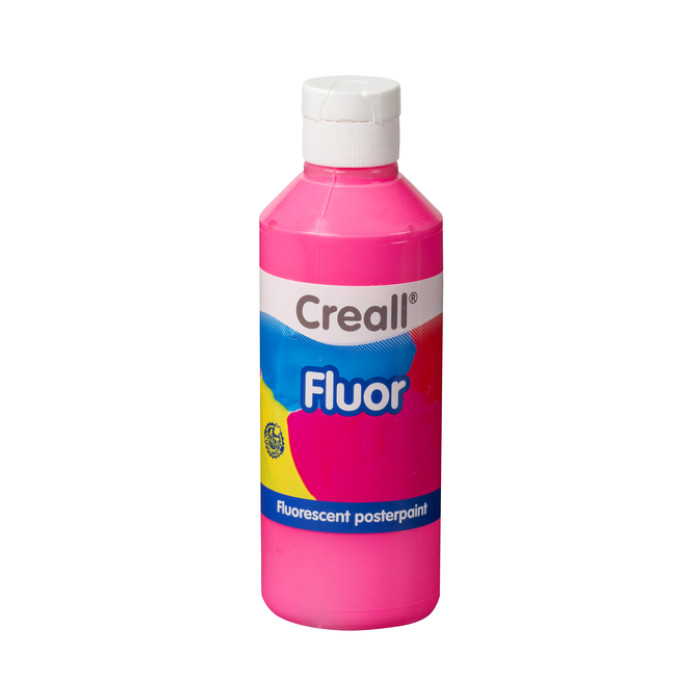 Plakkaatverf Creall fluor roze 250ml