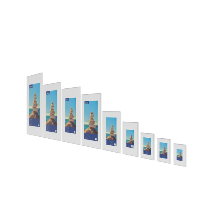 Fotolijst MAUL design 50x70cm aluminium frame zilver