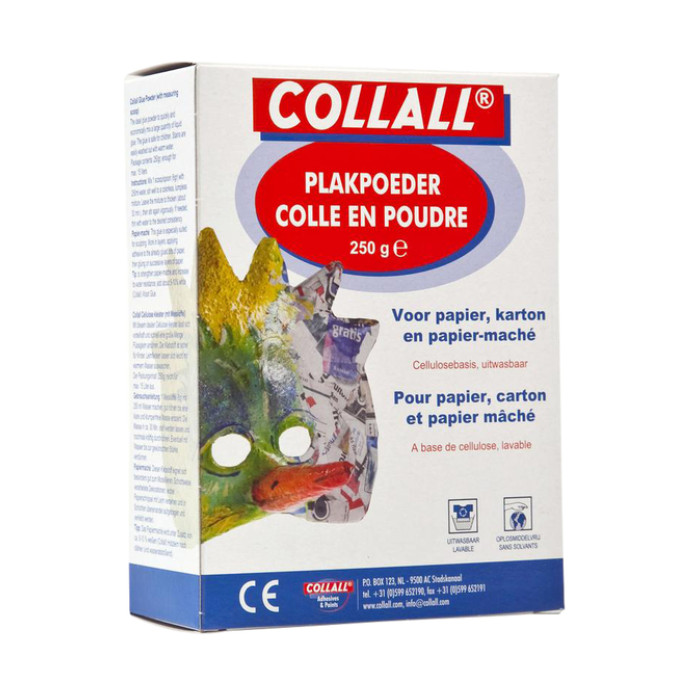 Lijm Collall plakpoeder 250gr