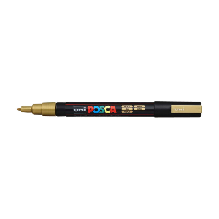 Paintmarker Uni POSCA PC3M fijn goud
