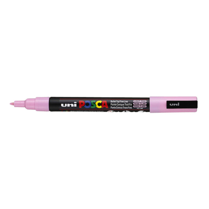 Paintmarker Uni POSCA PC3M fijn lichtroze