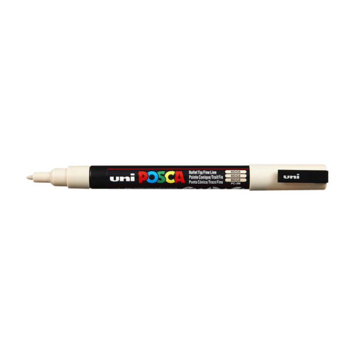 Paintmarker Uni POSCA PC3M fijn beige