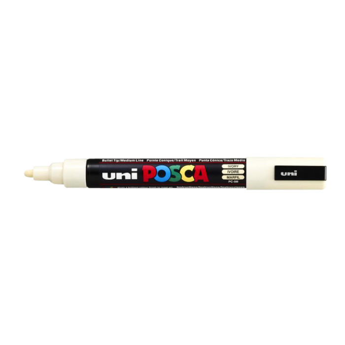 Paintmarker Uni POSCA PC5M medium ivoor