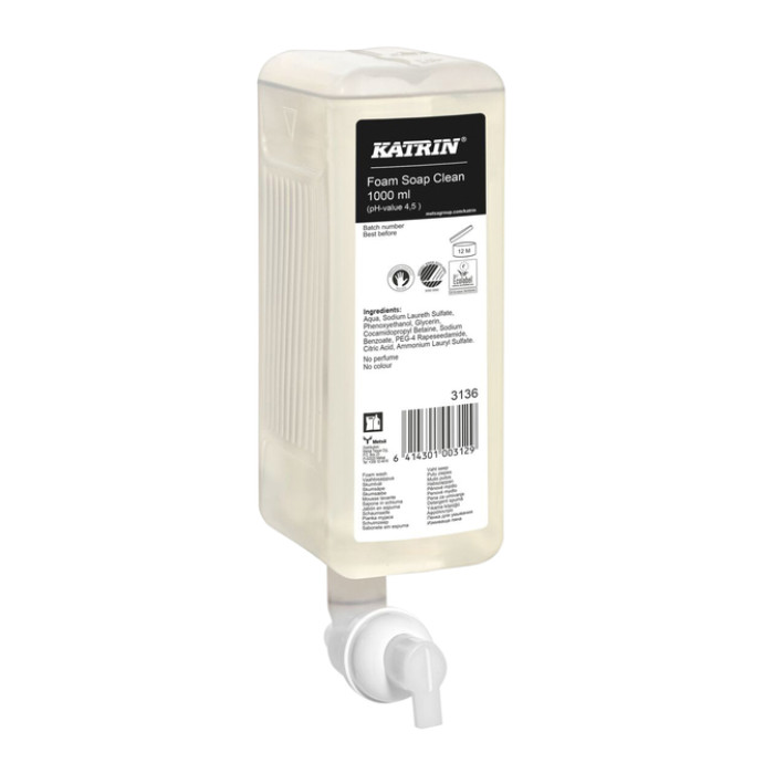 Handzeep Katrin Neutral schuim 1000ml 3136
