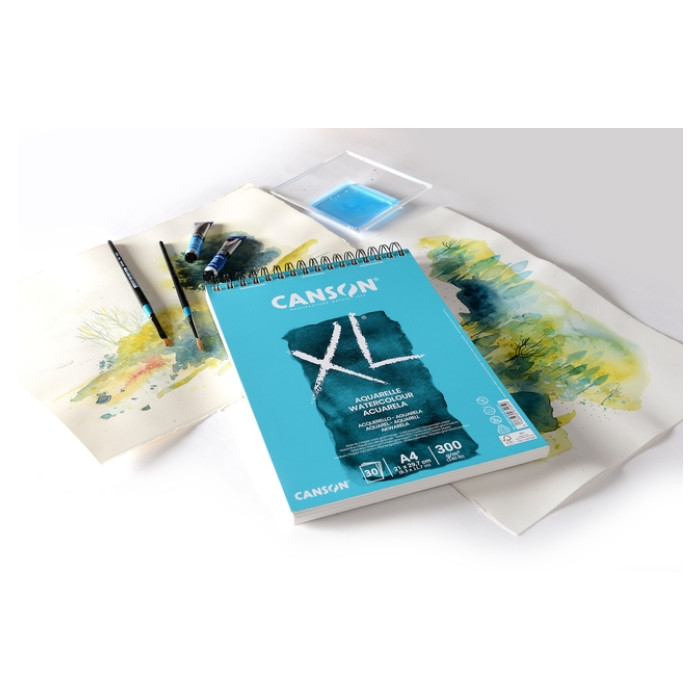 Aquarelpapier Canson XL 20vel 300gr A5 wit