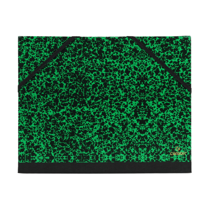 Tekenmap Canson Studio Annonay elastieksluiting 370x520mm groen
