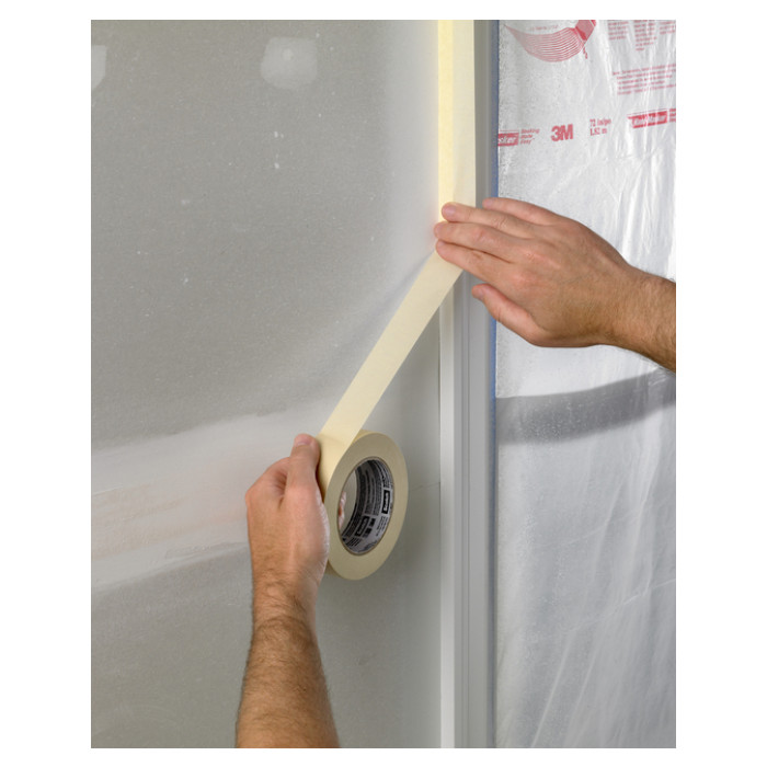 Afplaktape Scotch Basic 24mmx50m beige