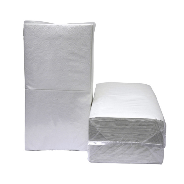 Servetten Blanco 1/4vouw 1-laags 4500 stuks