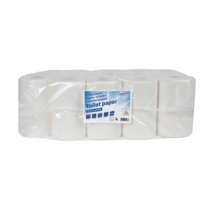 Toiletpapier Cleaninq T4 2-laags 40x400 vel wit