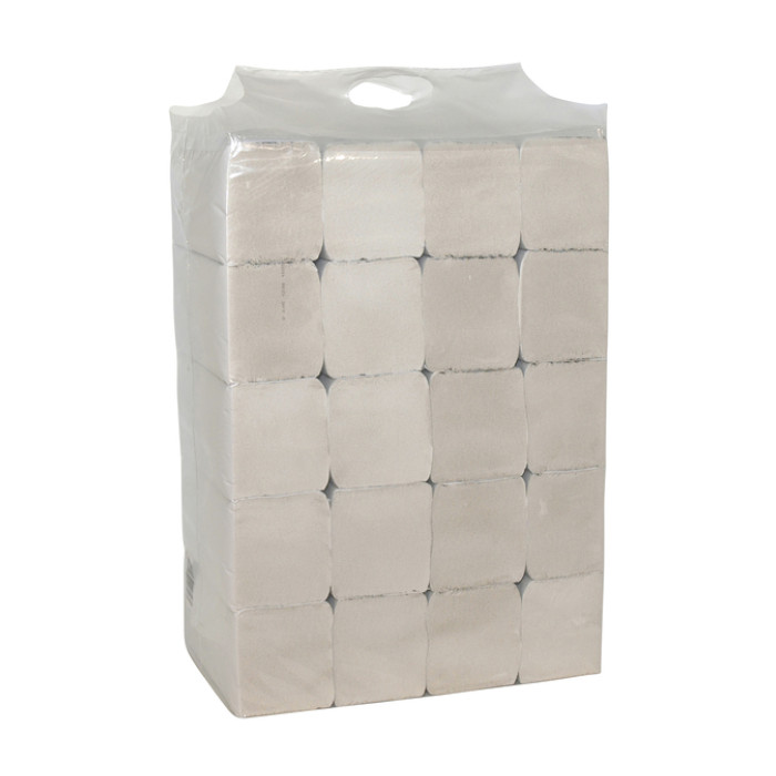 Handdoek Cleaninq H3 z-vouw 2-laags 240x230mm 20x190 vel wit