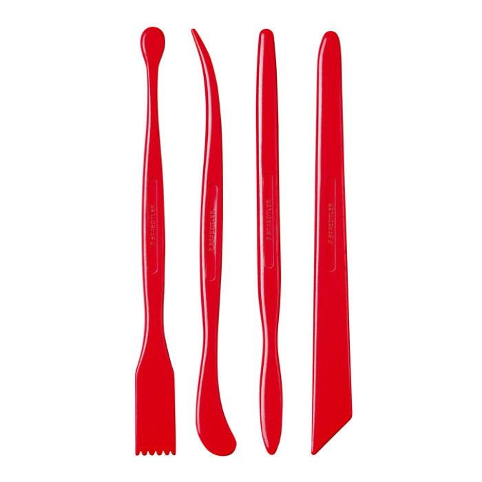 Boetseerspatel Staedtler Fimo blister à 4 stuks
