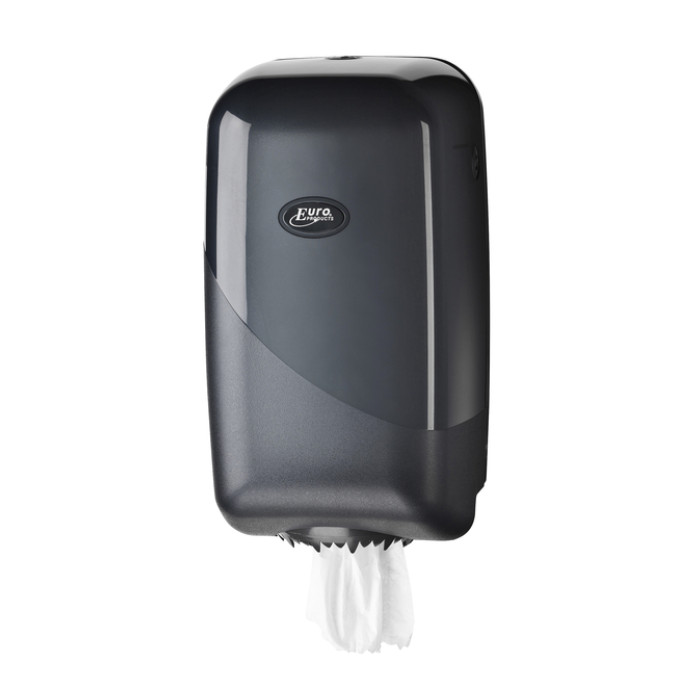 Poetspapierdispenser Pearl Line P17 klein zwart 431155