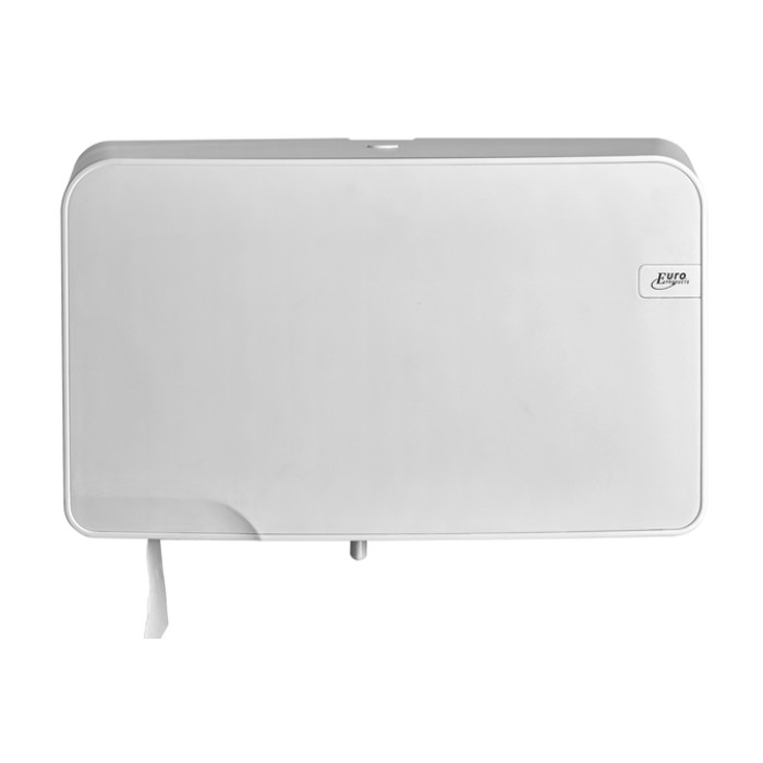 Toiletpapierdispenser Quartzline Q5 jumbo klein duo wit 441007