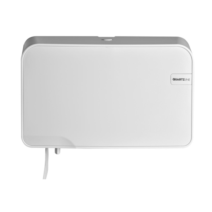 Toiletpapierdispenser Quartzline Q2 klein duo wit 441002