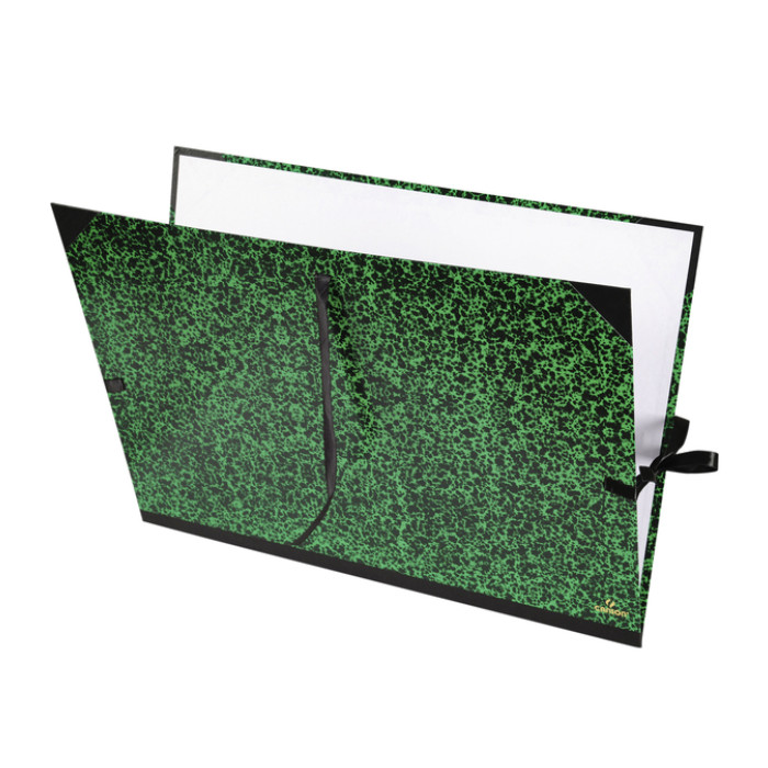 Tekenmap Canson Classic Annonay lintsluiting 520x720mm groen