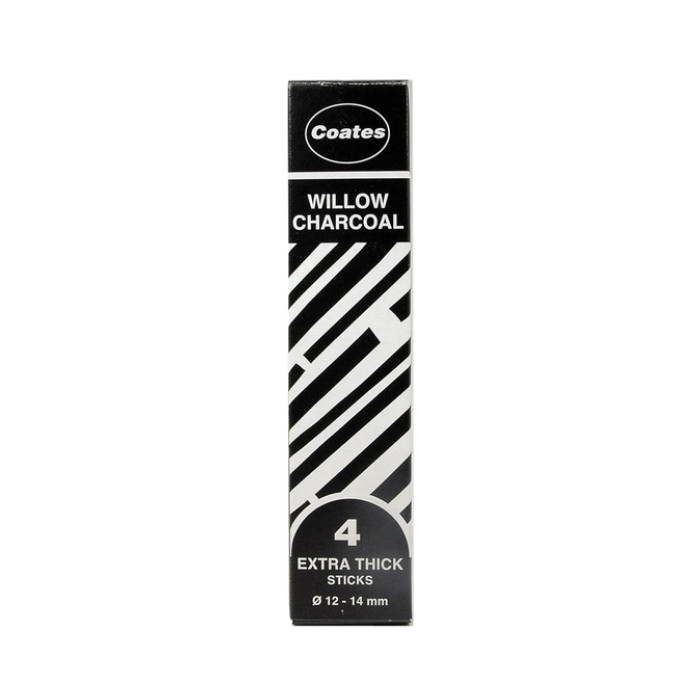 Houtskool Coates 12-14mm doos à 4 stuks