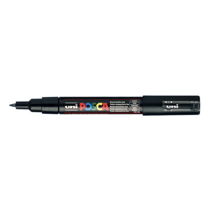 Paintmarker Uni POSCA PC1MC extra fijn zwart