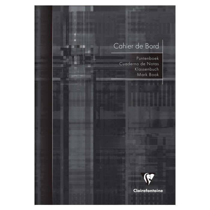 Puntenboek leraren Clairefontaine A4 72 pagina's 110gr meertalig assorti