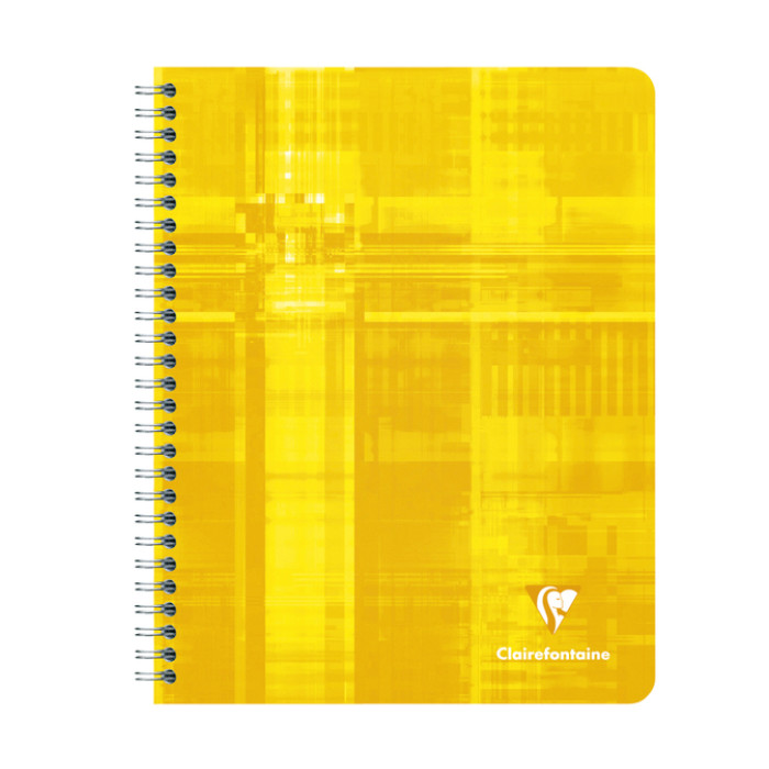 Schrift Clairefontaine A5+ ruit 5x5mm 120 pagina's 90gr assorti