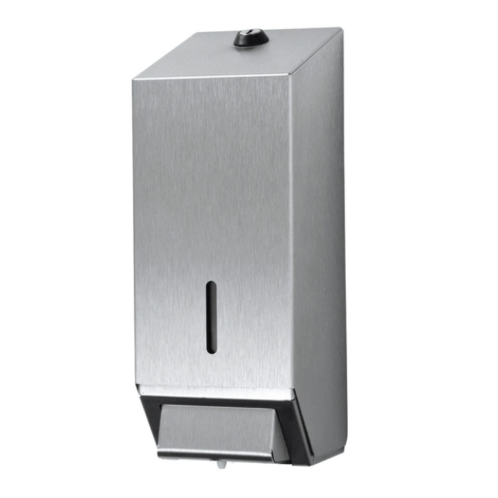 Zeepdispenser Euro Products navulbaar 1000ml zilver 438290