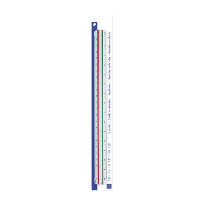 Schaalliniaal Staedtler 561 300mm plastic wit