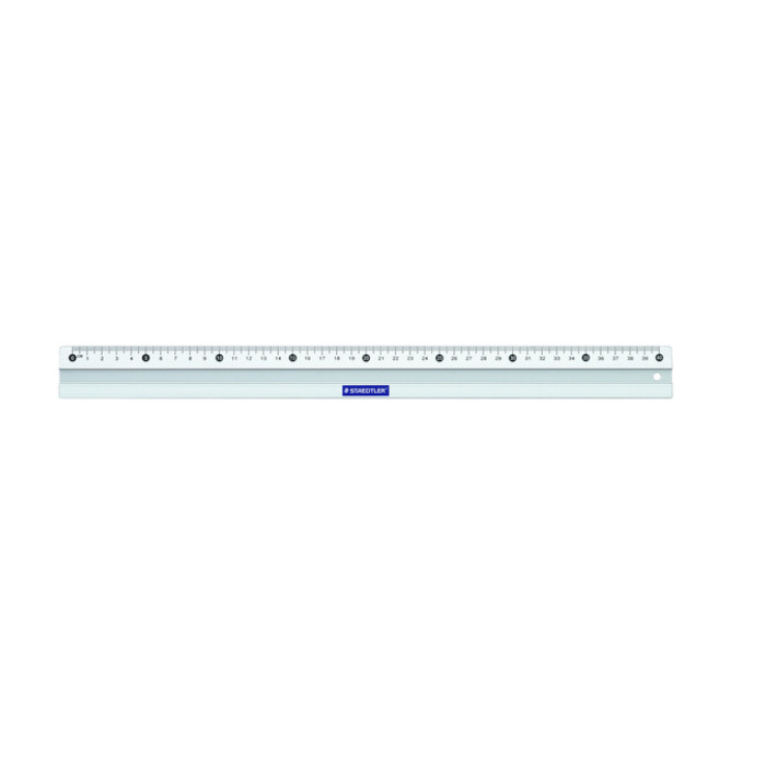 Liniaal Staedtler 563 400mm aluminium